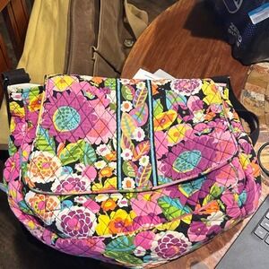 Vera Bradley Bag Cross body Baby bag Used Good condition Floral Pattern